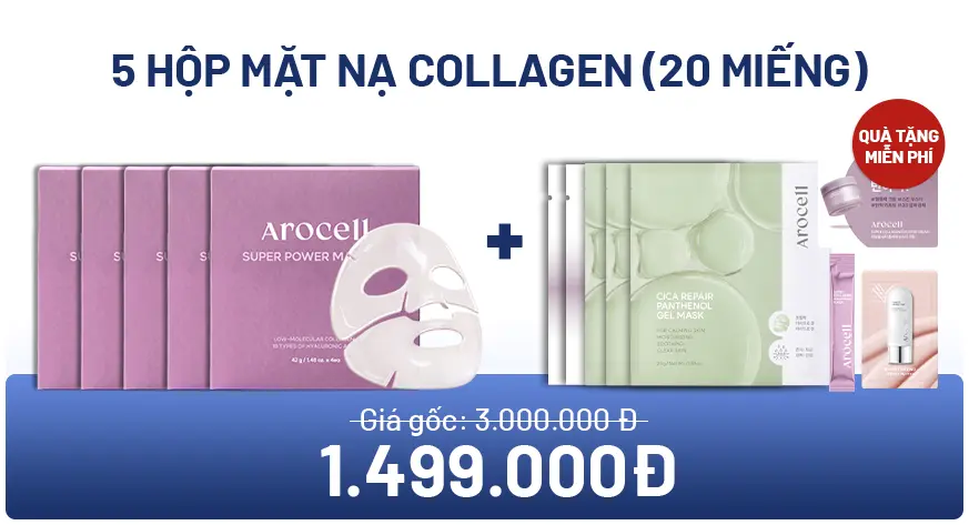 5 Hộp Mặt Nạ Collagen