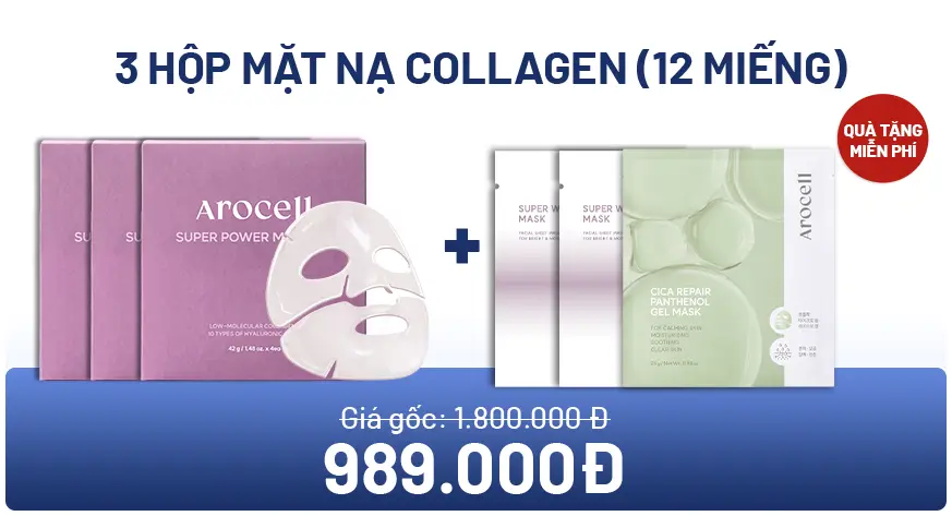 3 Hộp Mặt Nạ Collagen