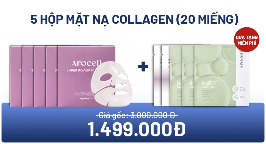 5 Hộp Mặt Nạ Collagen